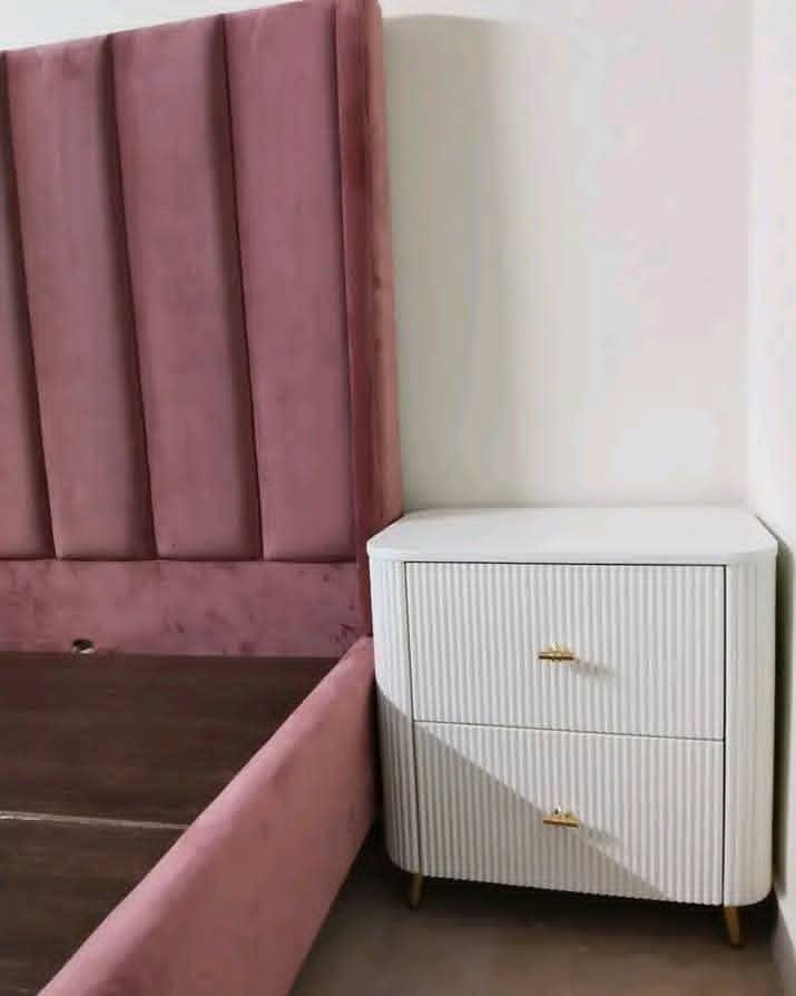 Aura Fluted Nightstand